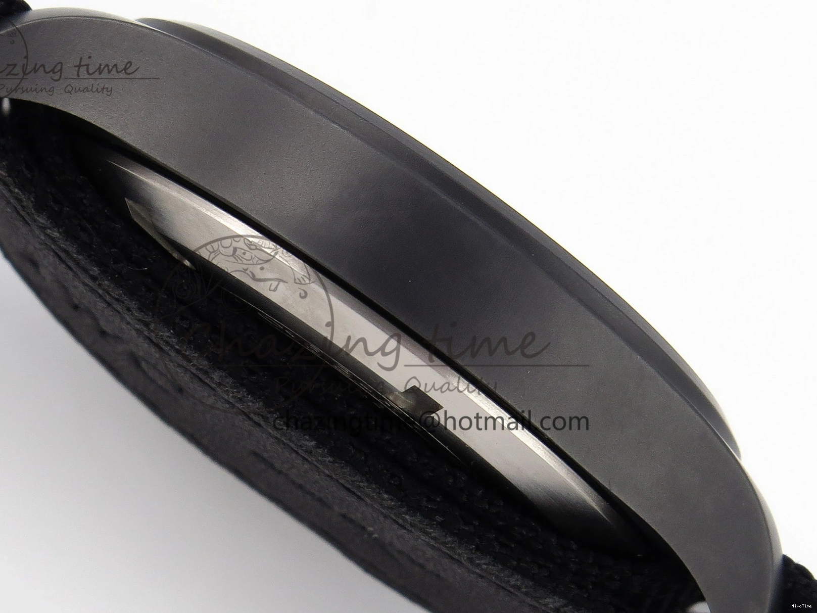 MIROTIME 0208 FreshLook Pilot’s Watch Top Gun Black Ceramic IW326901 ZF 1:1 Best Edition on Black Nylon Strap A 7026